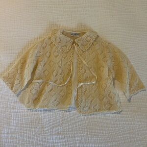 Vintage Lace Baby Cardigan